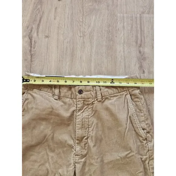 Vintage Ralph Lauren Corduroy Pants Mens 32x28 The Prospect Straight Biege